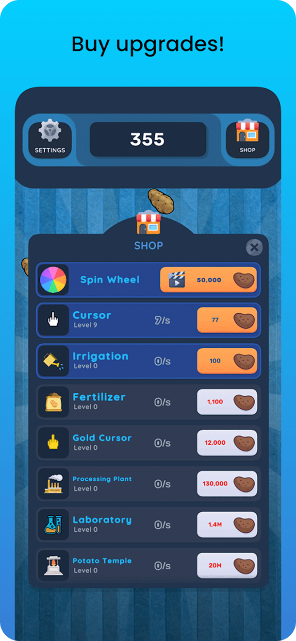 Potato Clicker